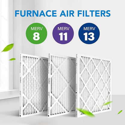 LotFancy 16x20x1 Air Filter MERV 11 4-Pack, Electrostatic Pleated AC Furnace Air Filter, Captures Dust, Smog & Pet Dander, Actual Size: 15.75"x19.75"x0.75"