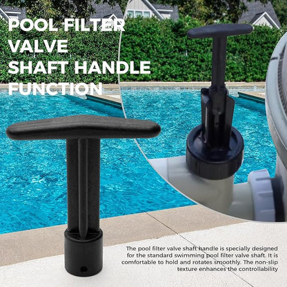 273089 Pool Filter Valve Shaft Handle for Pentair Pool Backwash Valve, 2 Inch Plastic Piston Shaft Handle for Pool and Spa Multiport Push and Pull Valve 261047 261165