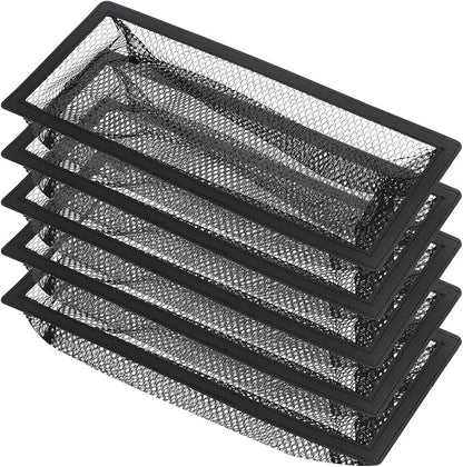 Floor Register Cover Trap, Floor Air Vent Cover Screen for Home Air Vent Filters 5-Pack Floor Vent Mesh Filters Net Trap (6 x 12 Inch)