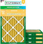 Filterbuy 14x24x2 Air Filter MERV 11 Superior Pet & Allergy Defense (4-Pack), Electrostatic Pleated HVAC AC Furnace Filters Replacement, Made in USA (Actual Size: 13.50 x 23.50 x 1.75)