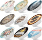 SUNYA Coffee Filters, 36-Pack Eco-Friendly Disc Shape Paper Filters for Manual Ground Coffee and Drip Coffee Makers, with Wide Rim for Cup Sizes 2-3.5inch. 9 Different Patterns (UFO A)