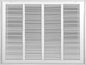 Fancat Return Air Filter Grille for 24x18 Ducts, Steel Air Vent Cover with Removable Door for 1" Filters | Fits Sidewall & Ceiling | Outer Size: 26 5/8" W x 20 5/8" H