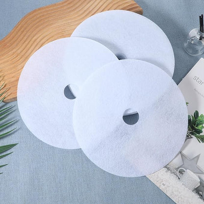 10 PCS Universal Cloth Dryer Exhaust Filter, High-Efficiency Lint Traps Air Intake Paper Filters Portable Dryers Replacement Parts Universal Cotton and Paper Filter Discs for Dryer