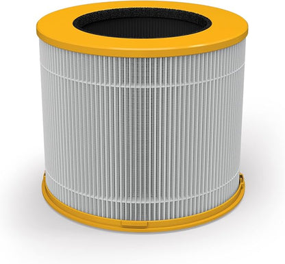 Dirt Devil Air Purifier Filter Replacement, 3-in-1 H13 HEPA Filtration, High-Efficiency Activated Carbon, White, Part # AD46000V, Dirt Devil Air Purifiers Filter Replacement