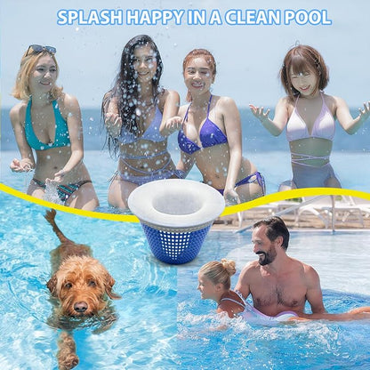 100-Pack Pool Skimmer Socks, Pool Fliter Socks Swimming Pool Skimmer Basket Sock Pool Filter Socks Pool Cleaning Filter Socks Cleans Debris and Leaves for In-Ground or Above Ground Pools