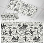 4 Pack Fluorescent Light Cover, Western Cowboys Light Covers for Ceiling Lights, Vintage Desert Canyon Cactus Horseshoe Magnetic Lights Filters Ceiling Shade for Classroom/Office - 4 x 2 Feet
