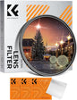 K&F CONCEPT 72mm Variable Star Filter Cross Screen Starburst Filter 4, 8 Points -18 Layer Coating Ultra Slim Optical Glas Camera Lens Filter with 3 Cleaning Cloth