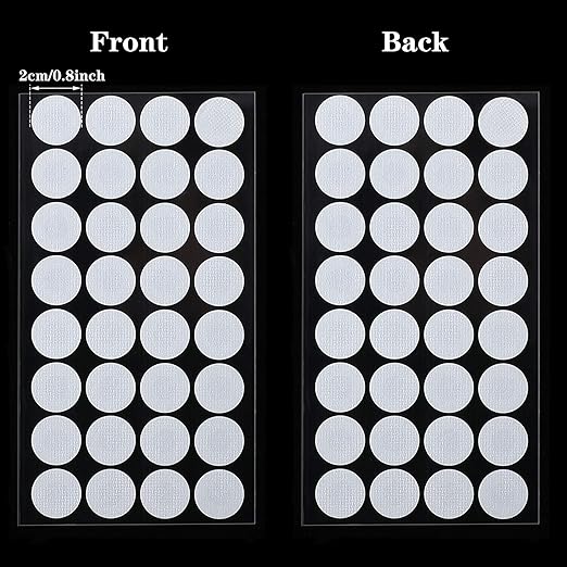 Zonon 256 Pieces Synthetic Filter Paper Stickers 20 mm 0.3 ?m Synthetic Filter Disc Tape Mushroom Applied Under Wide Mouth Mason Jar for Mushroom Cultivation