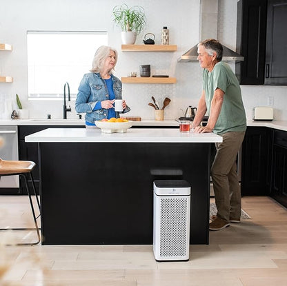 Medify MA-40 Air Purifier with True HEPA H13 Filter | 1,793 ft² Coverage in 1hr for Smoke, Wildfires, Odors, Pollen, Pets | Quiet 99.9% Removal to 0.1 Microns | White, 1-Pack