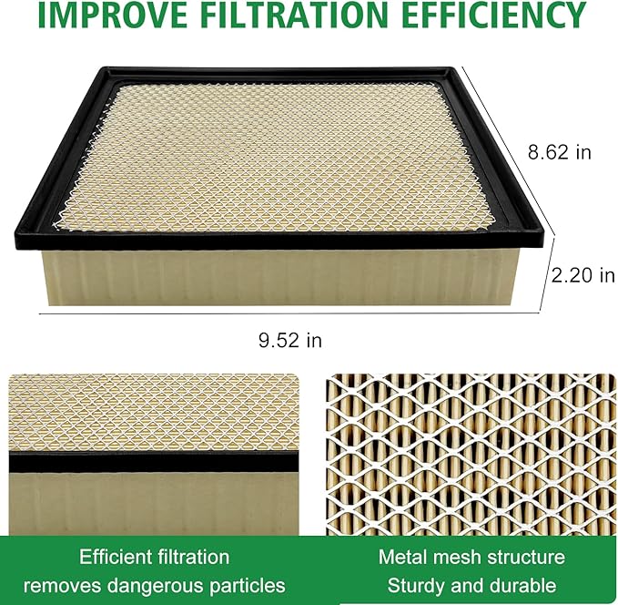 2PCS Cabin Engine Air Filter Kit Fits for 2024 2025 Tacoma 2.4L, 87139-0C010,17801-31130, 17801-0P051,CF12964, CA10755, JM871JMP050