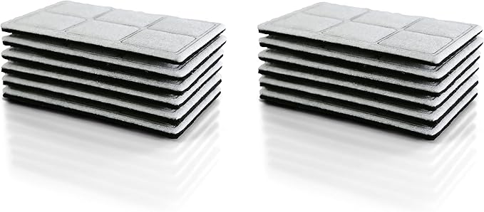 K&J 12-Pack of Drinkwell Platinum Compatible Premium Charcoal Water Filters