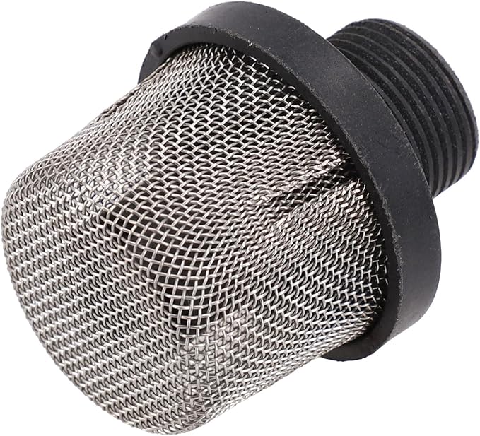 Metal Inlet Suction Strainer Mesh Filter for Sprayer Protection, Replacement Coating Debris Filter with Metal and Plastic Construction, 288716