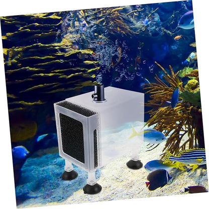 Happyyami 1set Household Pump Container Wear-resistant Design Transparent Protective Pump Box for Outdoor Use for Fish Tanks