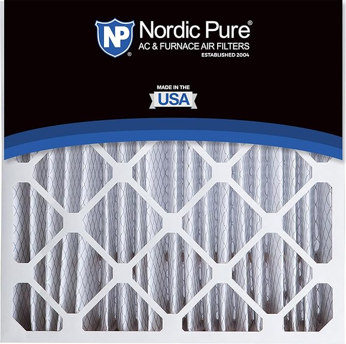Nordic Pure 20x20x5 (Actual Size: 19 5/8 x 19 7/8 x 4 3/8) Honeywell/Lennox Replacement MERV 8 Air Filter 1 Pack