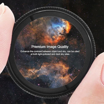 Astromania 1.25" UHC (Ultra High Contrast) Filter - Superb Views of The Orion, Lagoon, Swan and Other Extended Nebulae