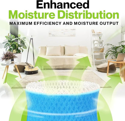 Durabasics 6 Pack of Premium Humidifier Filters Compatible with Honeywell Humidifier Filters HAC-504, HAC-504AW & Honeywell Filter A | Replacement for HCM 350 Cool Mist Humidifiers