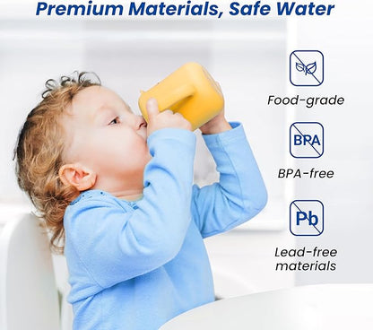 Waterspecialist RC 1 EZ-Change Basic Water Filtration Replacement, Replacement for Culligan® IC-EZ-1, US-EZ-1, RV-EZ-1, Brita® USF-201, USF-202, DuPont® WFQTC30001, WFQTC70001, 3K Gallons (Pack of 2)