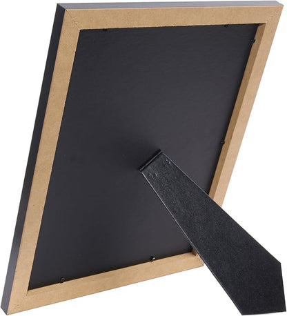 Creative Picture Frames 12Pk11X14-W Black Theatre Frame With White Matting, Holds 5.5X8.5-Inch Media Plus Ticket Including Installed Wall Hanger (Theatre Bill Not Included, Pack Of 12)
