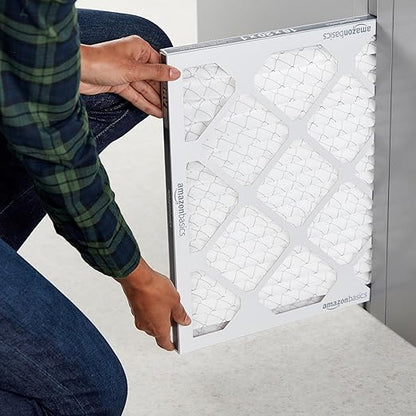 Amazon Basics 16x20x1 Air Filter 6 Pack, MERV 8 AC Furnace Filters (Actual Size: 15.75" x 19.75" x 0.75")