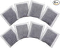 8 Pack Compact Activated Charcoal Odor Absorbing Filter Refill Deodorizer Compatible with iTouchless Cans 2.5 Gal, 3 Gal, 4 Gal and Other Small Trash Cans Under 8 Gallons with Filter Compartment