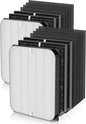 3500 Replacement Filter Compatible with Air Doctor AD3000 / AD3500 / AD3500i Version Air Purifiers – 2 Premium Filters, 4 Carbon Filters, and 8 PreFilters – Compare to Part #ADF3001 ADF3002 ADF3003