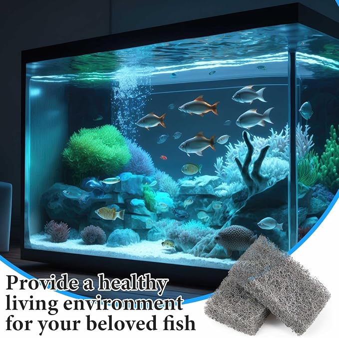 12 Pcs Nitrite Remover Inserts Compatible with Flex/spec/evo, Replacement Aquarium Filter Media for Freshwater and Saltwater Aquariums, Removing and Reducing Nitrite