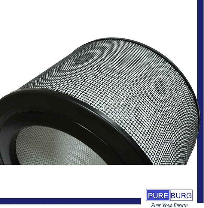 PUREBURG 24000 Replacement Filter Set Compatible with Honeywell 50250-S & Kaz 50255 50255-HD Air Purifiers,H13 HEPA Activated Carbon Pre-Filters Air Clean Dust VOCs