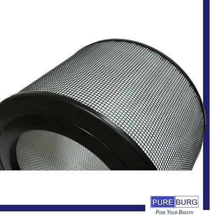 PUREBURG 24000 Replacement Filter Set Compatible with Honeywell 50250-S & Kaz 50255 50255-HD Air Purifiers,H13 HEPA Activated Carbon Pre-Filters Air Clean Dust VOCs