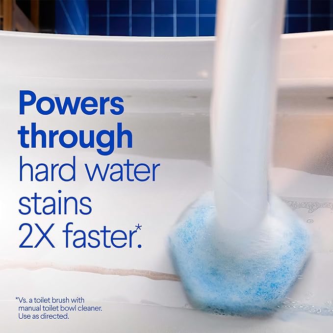 Clorox ToiletWand Toilet Bowl Cleaner- Toilet Brush, Storage Caddy and 6 Disinfecting Refill Heads