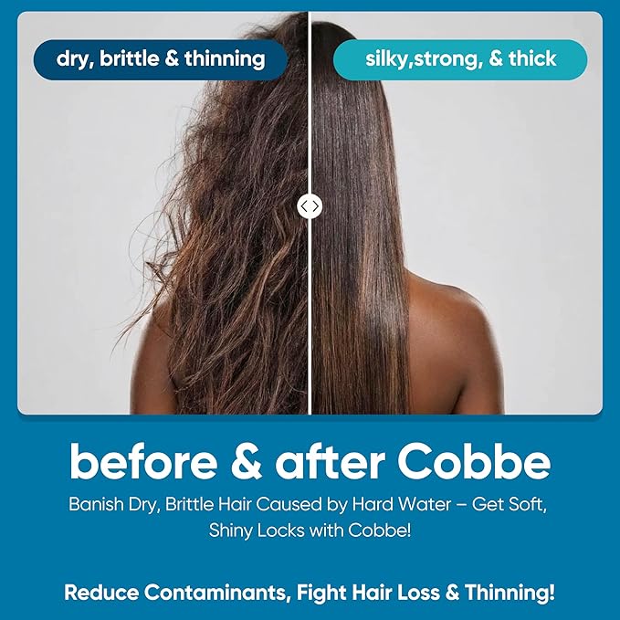 Cobbe Filtered Shower Head with Handheld, High Pressure 7-mode Showerhead with Filters for Hard Water - Remove Chlorine - Reduces Dry Itchy Skin, Patented Paddle Shift Design, Chrome