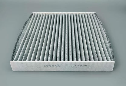 Cabin Engine Air Filter Set for Grand Cherokee (2011-2021) 3.6L/5.7L/6.4L, for Durango (2011-2025), (Not Fit for 3.0L/6.2L, Not for Grand Cherokee L) Replace 4861756AA, 68079487AA