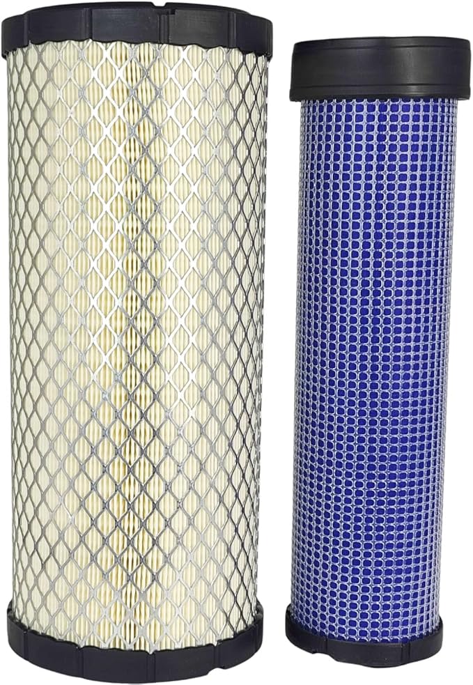 Inner Outer Air Filter Kit 006000455F1 006000456F1 Compatible with Mahindra 4500 5500 6000 HST, 2540 2545 2555 2565 2645 2655 2665 3535 4035 4535 5035 2538 2638 3540 3550 Gear T4 Tractor AF169