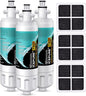 ICEPURE PRO 469690 ADQ36006101 NSF401&473 Certificated Replacement for LG LT700P Kenmore Elite 9690, ADQ36006102, LFXS30766S, LFX28968ST, LFX31925ST, RWF1052, LT120F, Refrigerator Water and Air Filter