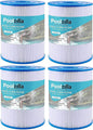 Poolzilla 4-Pack Spa Filter Cartridge Replacement for Watkins 31114, Unicel C-8465, Pleatco PWK65, Filbur FC-3960, 71827, 71828, Tiger River Caspian, Bengal, Sumatran, Caldera 76136 | Spa Filtration