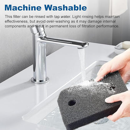 Plinth Filter Replacement for Miele T1 Dryer [9164761],Dryer Foam Filter 8.15x6.18x1.18″,Lint Foam Filter Replacement 2 Pack by Seteams