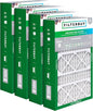 Filterbuy 17x26x4 Air Filter MERV 8 Essential Dust & Allergy Defense (4-Pack), Electrostatic Pleated HVAC AC Furnace Filters Replacement for Lennox (Actual Size: 16.56 x 25.94 x 4.13)