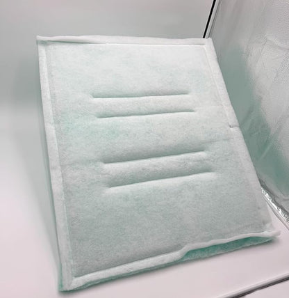 Paint Booth Intake Air Filter Panel, Crossdraft Spray Booth Filter Pad (24/case, 20" x 20")