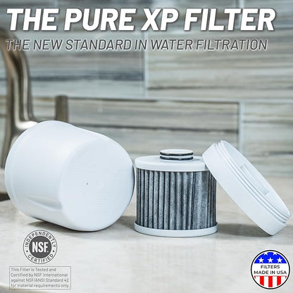Epic Water Filters Pure REPLACEMENT Compatible with Epic Pure Water Pitcher/Removes Fluoride, Lead, Forever Chemicals, Heavy Metals, Industrial Pollutants/Filters 100 Gallons (1, Pure XP)