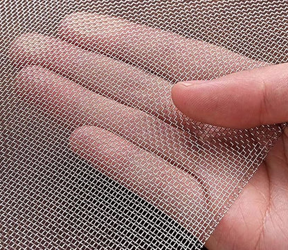 Stainless Steel Woven Wire Mesh, 304 Stainless Steel Insect Screen Mesh, 20 Mesh 120 Mesh Air Vent Mesh Metal Woven Wire Mesh for Vent, Filter, Window & Garden
