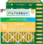 Filterbuy 14x14x2 Air Filter MERV 11 Superior Pet & Allergy Defense (12-Pack), Electrostatic Pleated HVAC AC Furnace Filters Replacement, Made in USA (Actual Size: 13.50 x 13.50 x 1.75)