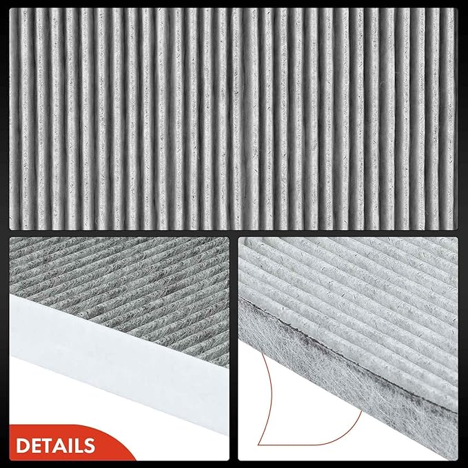 A-Premium Cabin Air Filter with Activated Carbon Compatible with Hyundai Santa Fe 2009-2011 & Kia Sorento 2011-2015, Replace# 971331U000