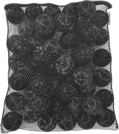 CNZ 2" Bio Sponge Ball with Filter Media Bag for Aquarium and Pond, 50pcs