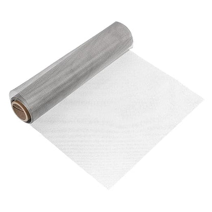 uxcell 16 Mesh 79" x 12" Woven Wire Mesh, 304 Stainless Steel Air Vent Filter Screen, Window Screen Mesh for DIY Projects Vents Cover Filtration Animals Fence
