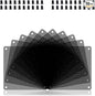 120mm Fan Dust Filter PC, 10Pack PVC Computer Dust Filter Mesh Dustproof Case Cover PC Cooler Fan Filter Grills with 40pcs Screws for Computer Cooler (PVC, 120 * 120mm, 10pcs, Black)