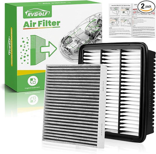 Engine+Cabin Air Filters Fit for 2021-2026 Hyundai Elantra L4 1.6L, 2021-2026 Elantra L4 2.0L, 2022-2026 Elantra N L4 2.0L Engine Air Filter Replacement Accessories 97133L1000 28113AA100