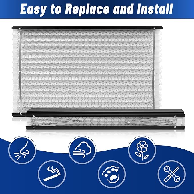 2-Pack 213 Replacement Filter, Compatible with Aprilaire 1210, 1620, 2210, 2216, 3210, 4200, 20x25x4 Inches MERV 13 Furnace Air Filter