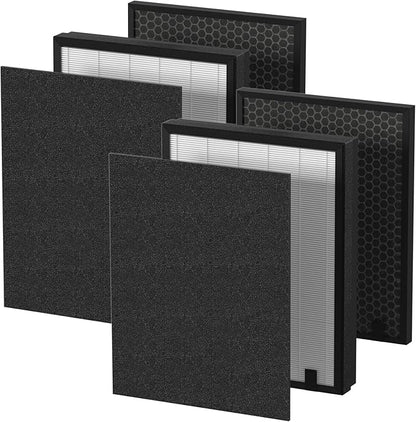 S630/630/718 HEPA Filter Replacement Compatible with Okaysou (OKSOU) Apollo 718 / Apollo 630 Air Cleaner Purifier, 3 Stage H13 Ture HEPA Filter, 2-Pack