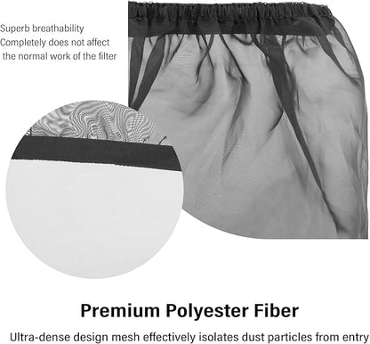 Cold Air Intake Filter Cover,Thickened Dustproof Air Filter Cover Provides Comprehensive Protection,Universal Car Accessries Air Filter Sock Fit for High Flow Cone Air Filter (Large)