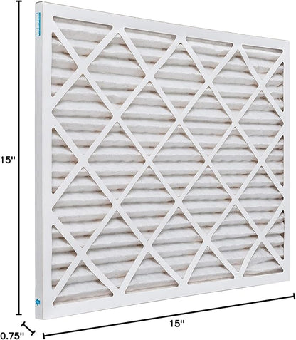 15x20x1 AC and Furnace Air Filter by Aerostar - MERV 8, Box of 12