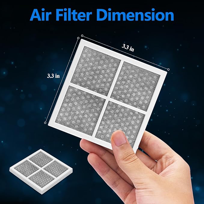 LT120F Refrigerator Air Filter Replacement for LG LT120F Kenmore Elite 46-9918 469918 9918 Replaces ADQ73214402 ADQ73214403 ADQ73214404-3 Pack